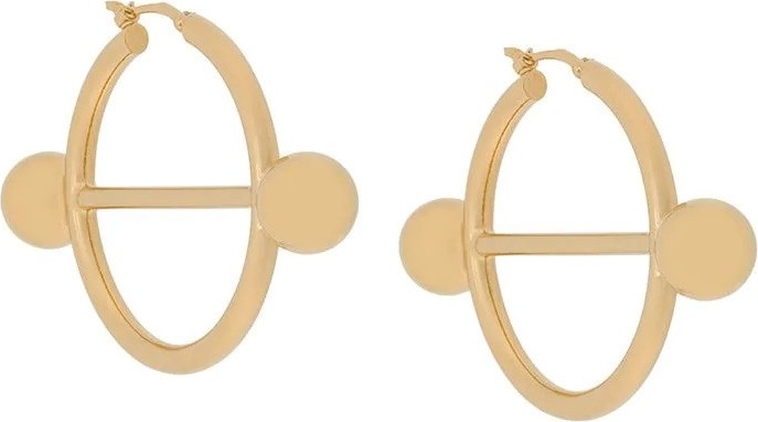 J.W.Anderson Disc Hoop Earrings