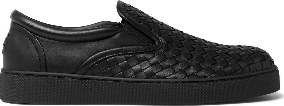 Bottega Veneta Dodger Intrecciato Leather Slip-On Sneakers