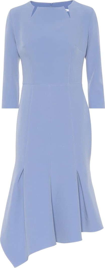 Safiyaa Noelle crêpe midi dress