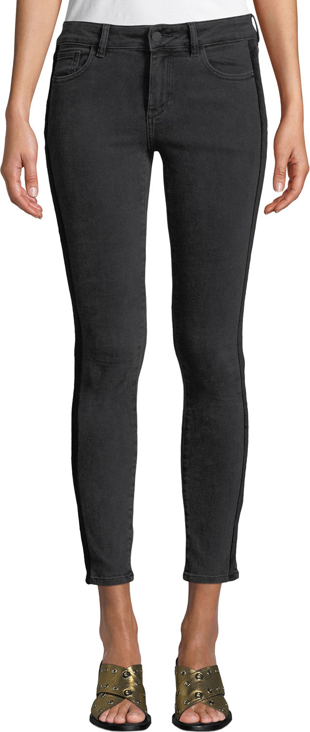 DL1961 Margaux Side-Stripe Instasculpt Skinny Jeans
