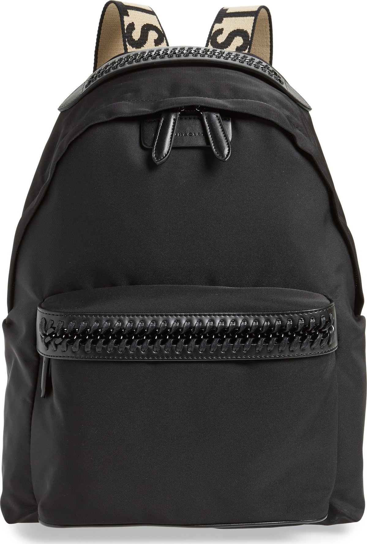 Stella McCartney Logo Strap Nylon Backpack