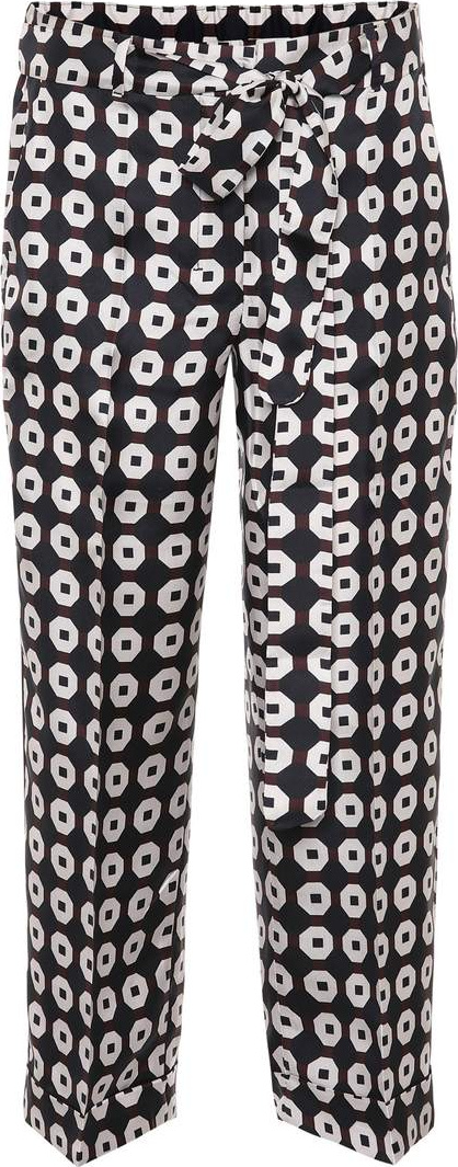 Max Mara Egidio  printed silk pants