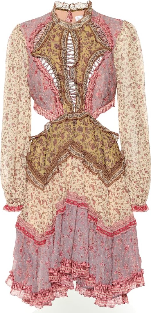 Zimmermann Juniper cotton and silk minidress
