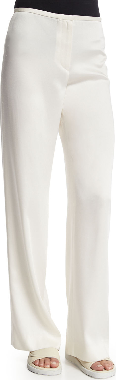 Helmut Lang Woven Wide-Leg Pants