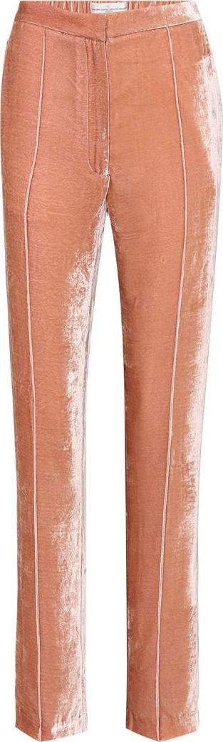 Golden Goose Deluxe Brand Vanda Varsity velvet trousers