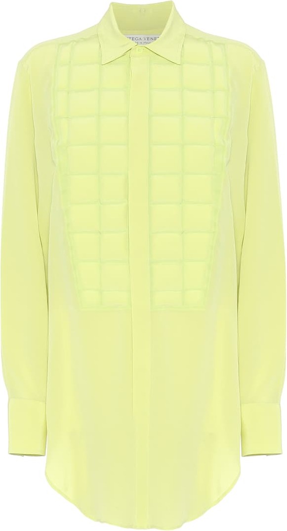 Bottega Veneta Silk-crêpe shirt
