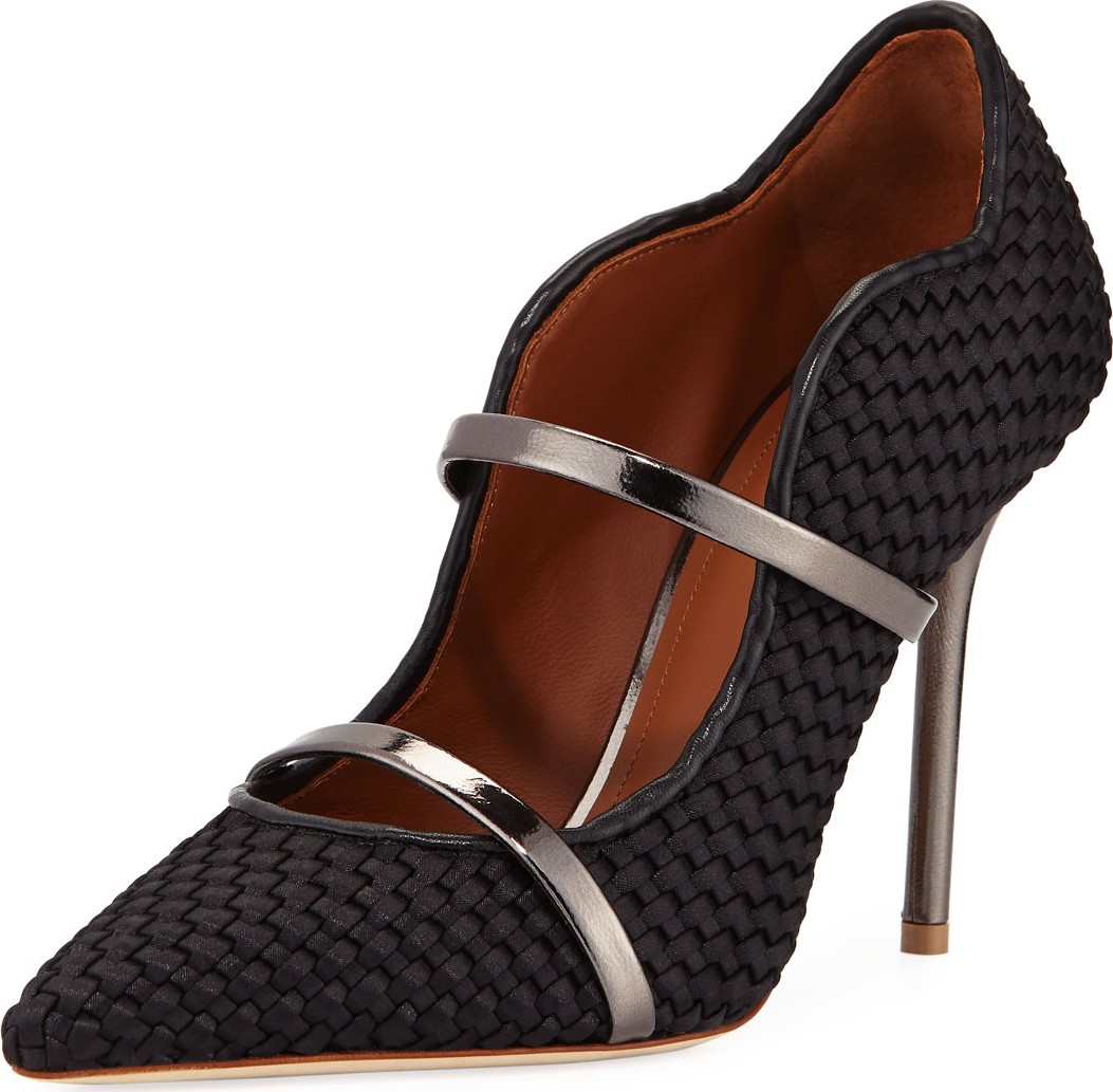 Malone Souliers Maureen Luwolt Woven Pumps