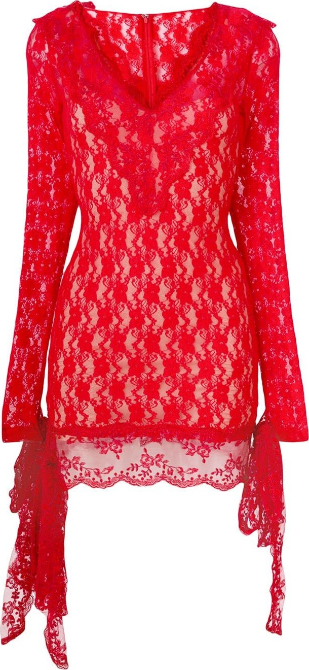 Christopher Kane stretch lace mini dress