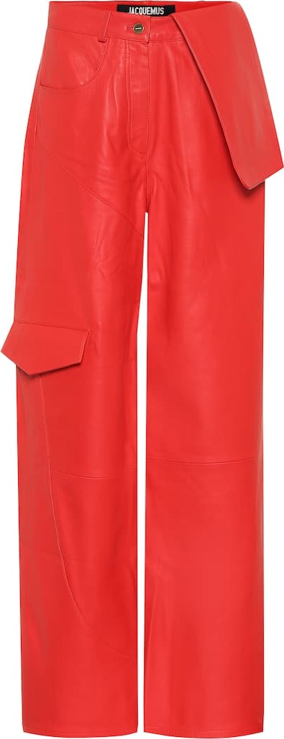Jacquemus Le Pantalon De Nîmes leather pants