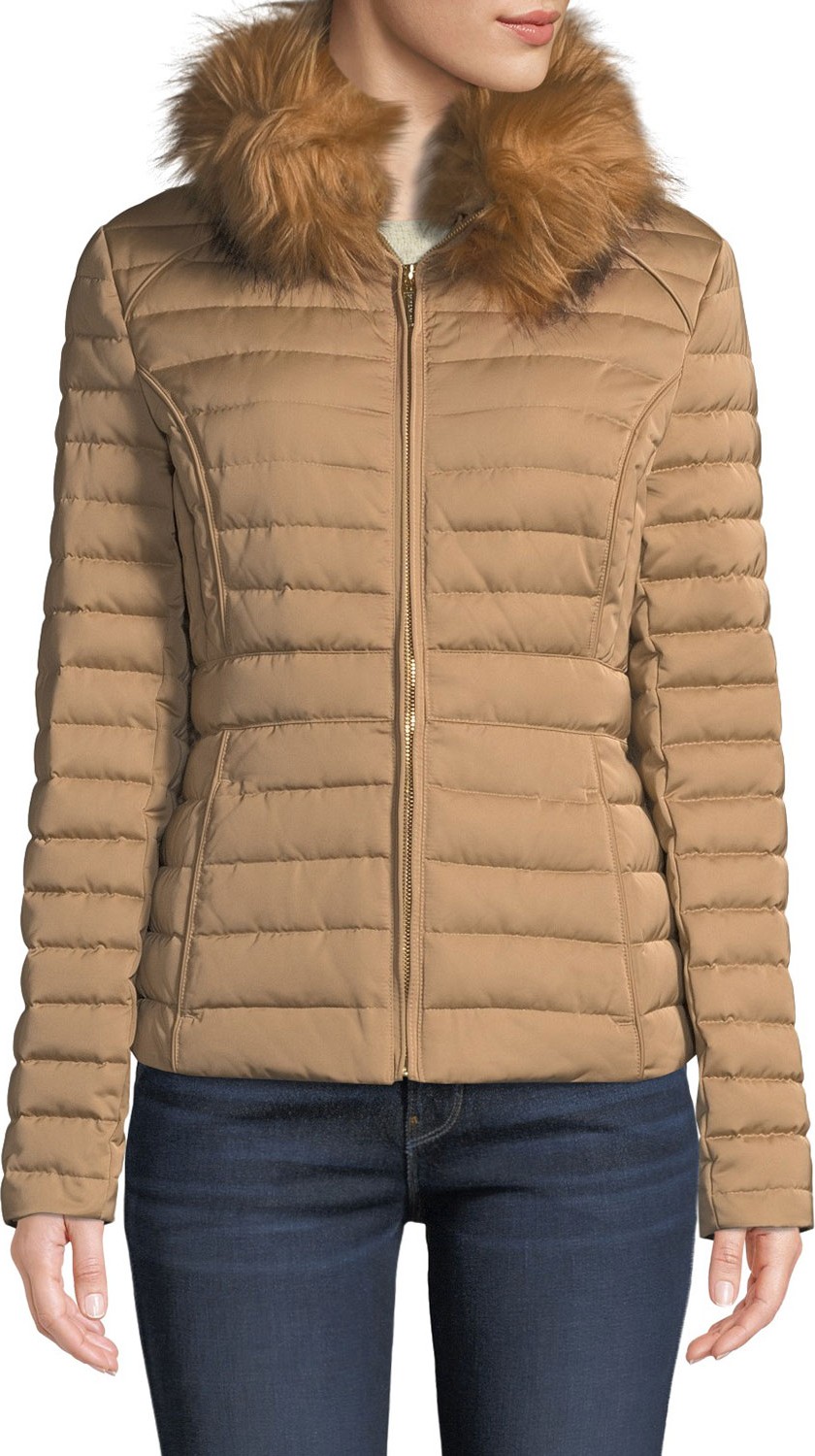 Hunter Boots Refined Faux-Fur Puffer Jacket