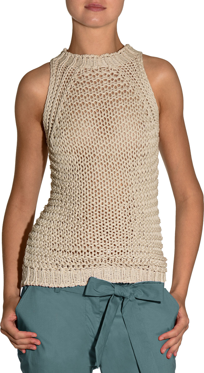 Eleventy Hand-Knit Halter Sweater