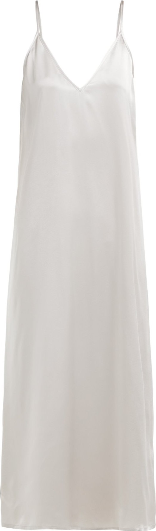 Raey V-neck silk slip dress