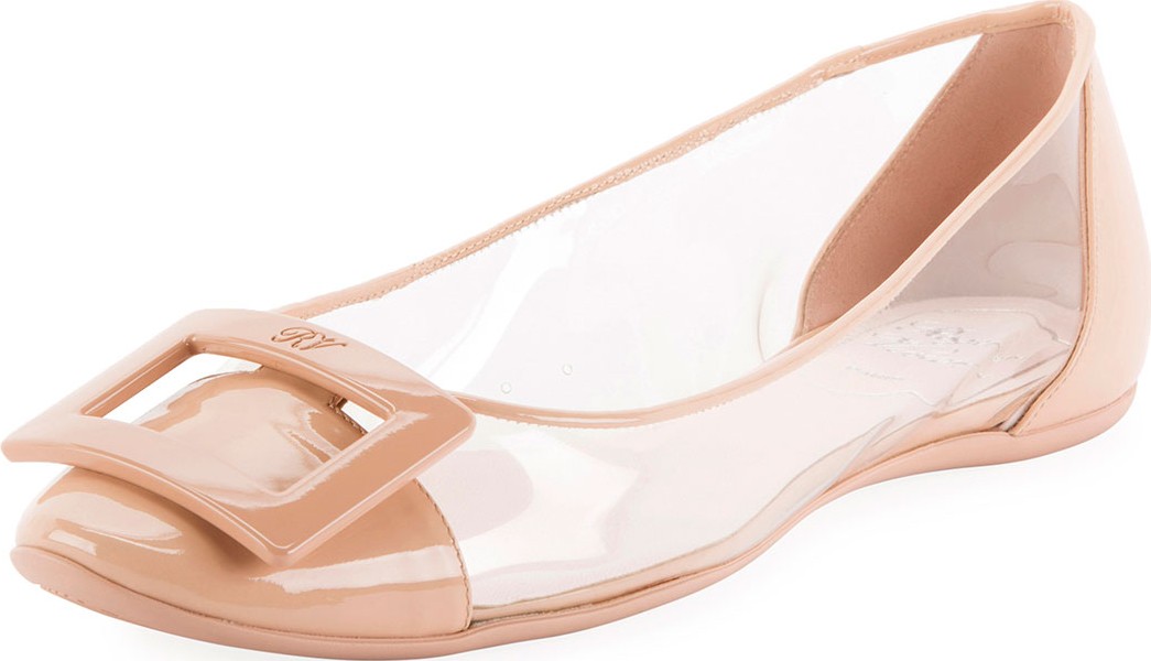 Roger Vivier Gommette PVC Ballet Flats