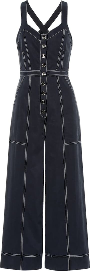 Ulla Johnson Romy cotton-blend twill jumpsuit