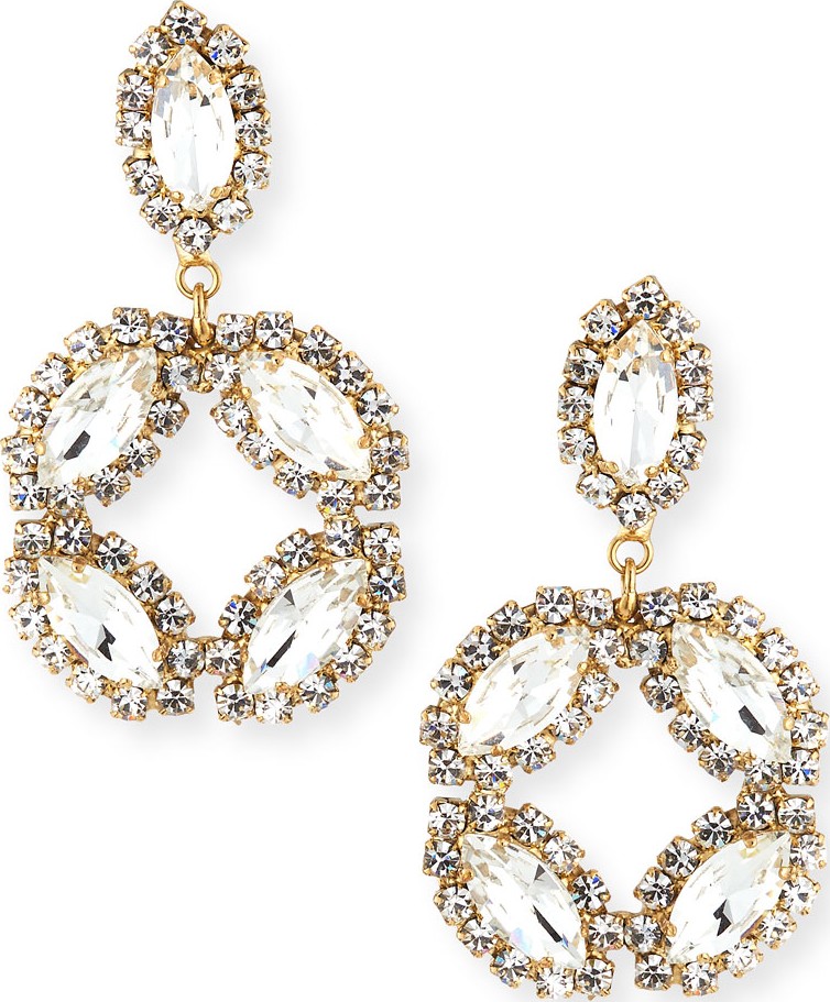 Rosantica Neve Marquise & Round Crystal Earrings