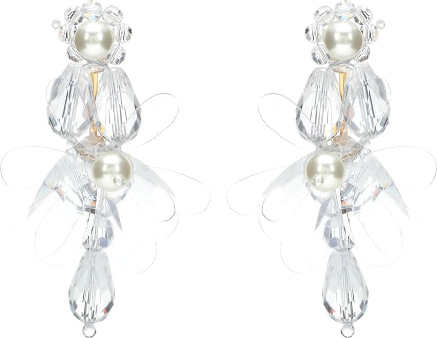 Simone Rocha Crystal drop earrings