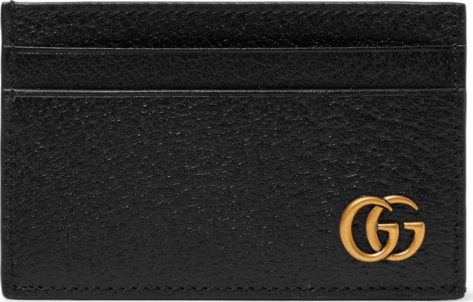 Gucci Marmont Full-Grain Leather Cardholder