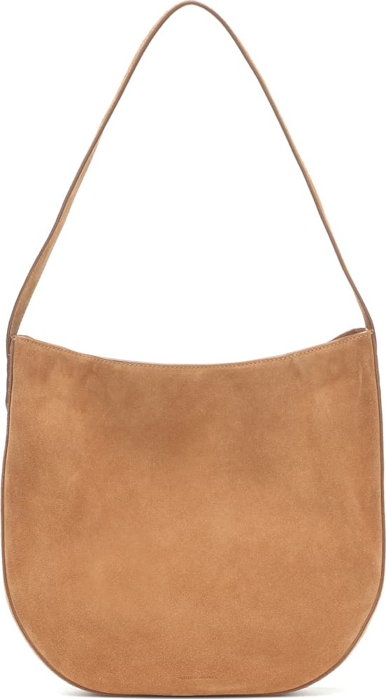 Mansur Gavriel Folded Hobo suede shoulder bag