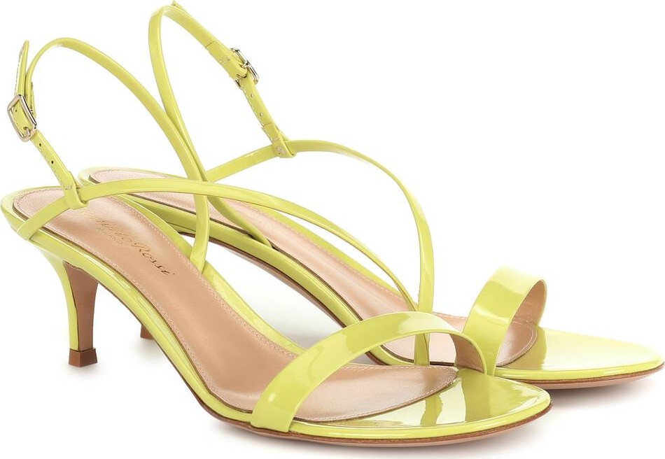 Gianvito Rossi Manhattan 55 leather sandals