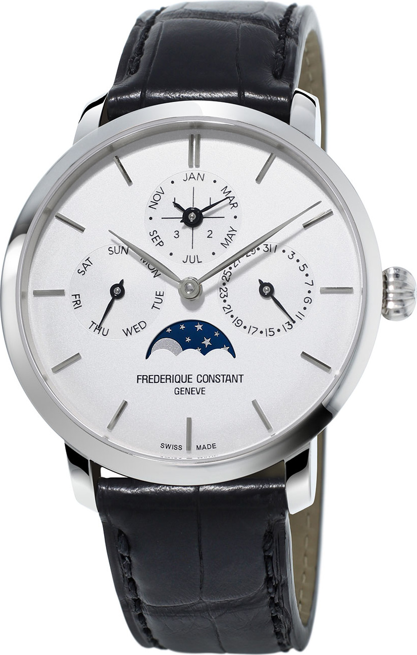 Frederique Constant 42mm Slimline Perpetual Calendar Manufacture Watch