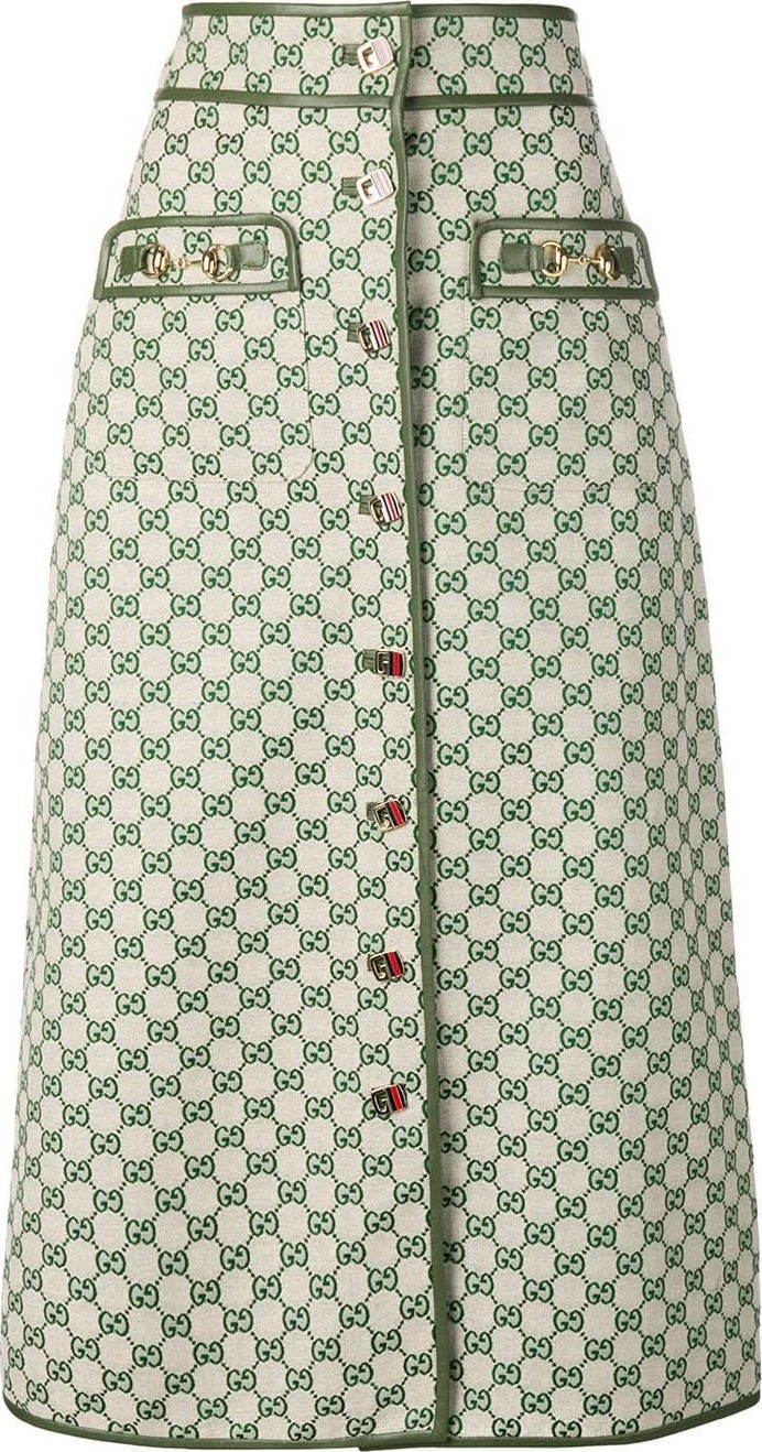 Gucci GG A-line skirt