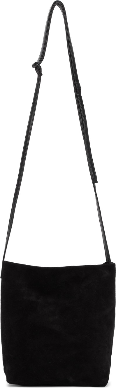 Ann Demeulemeester Black Suede Medium Astoria Bag