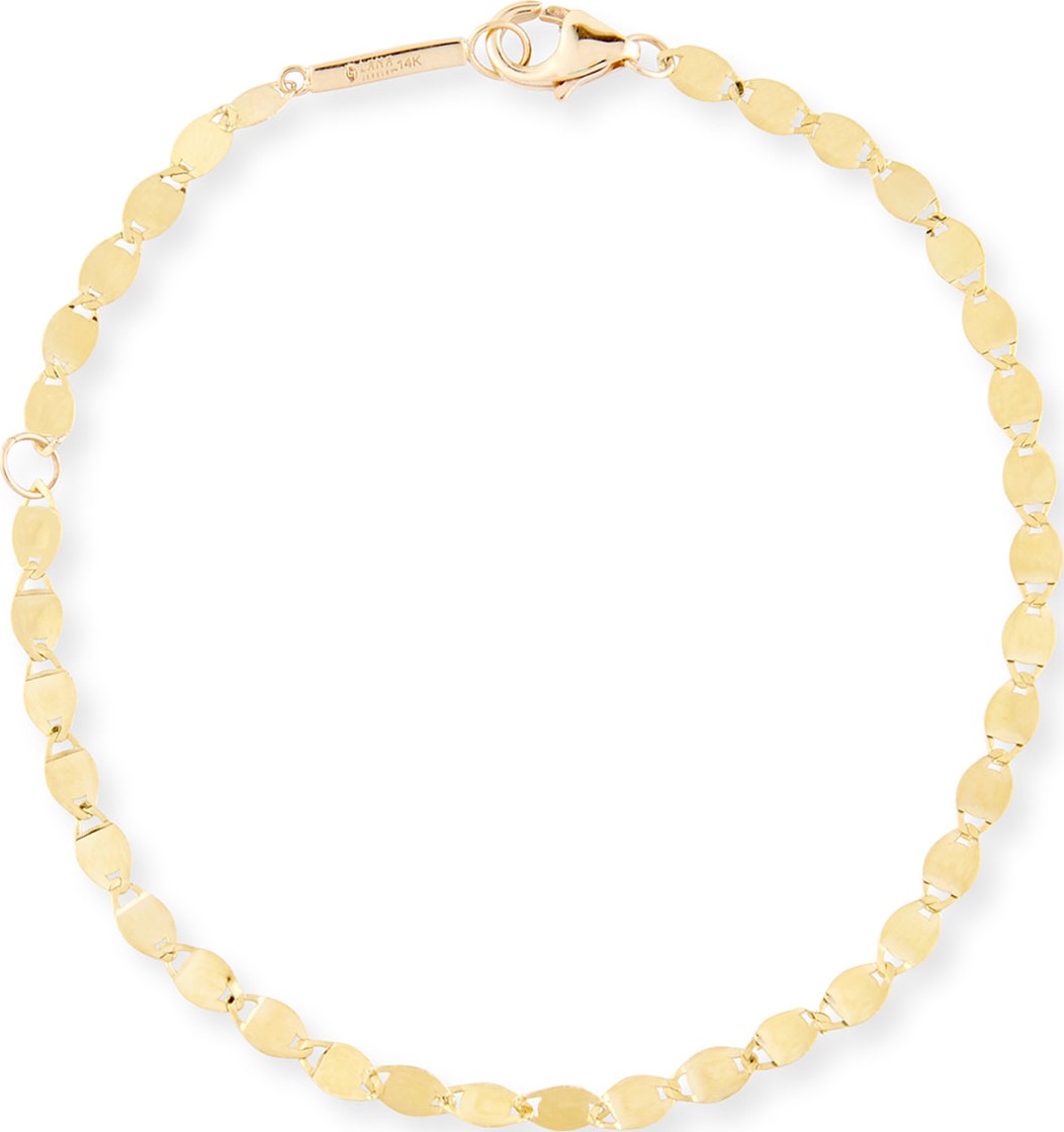 Lana Bond 14K Flat Link Chain Bracelet