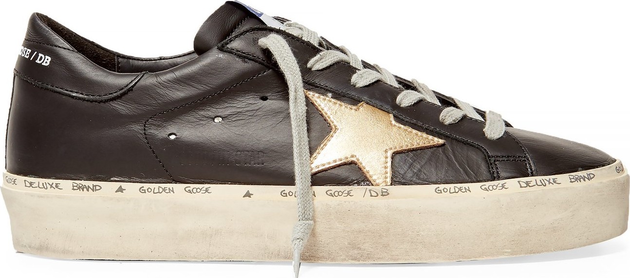 Golden Goose Deluxe Brand Hi Star low-top leather trainers