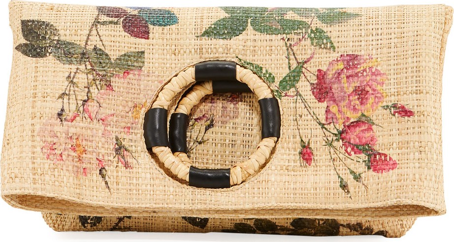 Maria La Rosa Rosae Woven Tote Bag