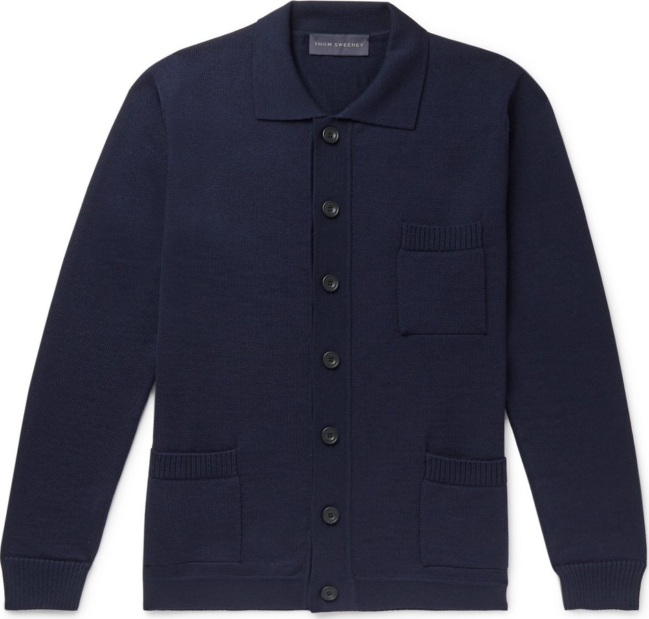 Thom Sweeney Merino Wool Cardigan