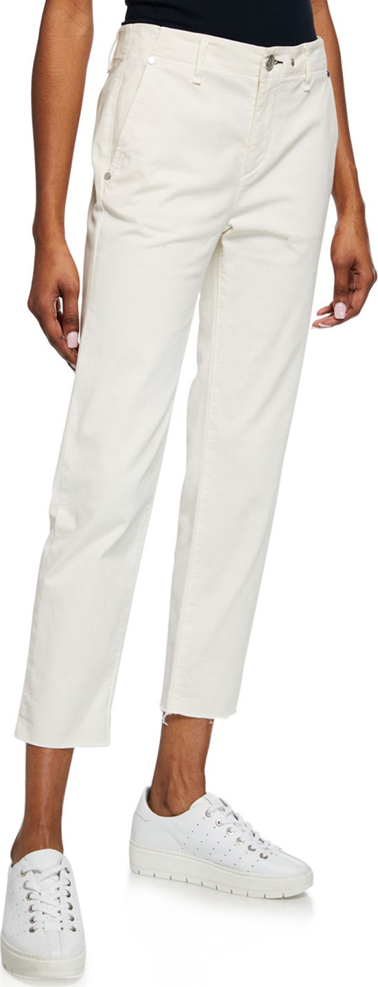 Rag & Bone Buckley Cropped Mid-Rise Chino Pants
