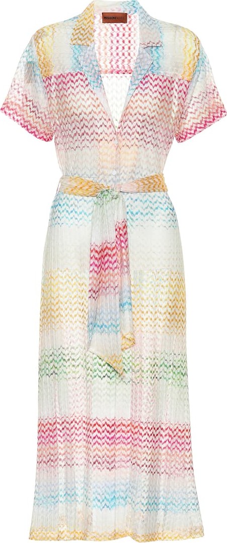 Missoni Crochet knit midi dress