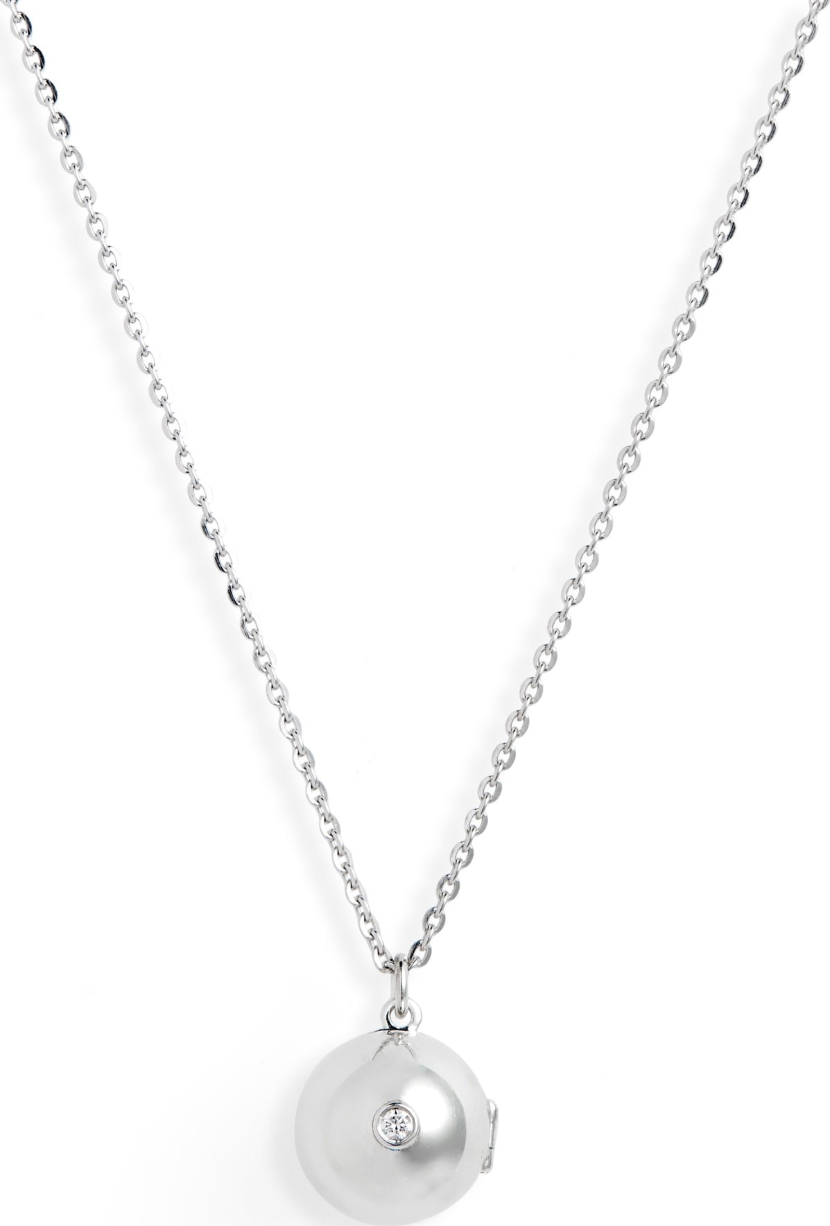 KATKIM Boob Diamond Locket Necklace