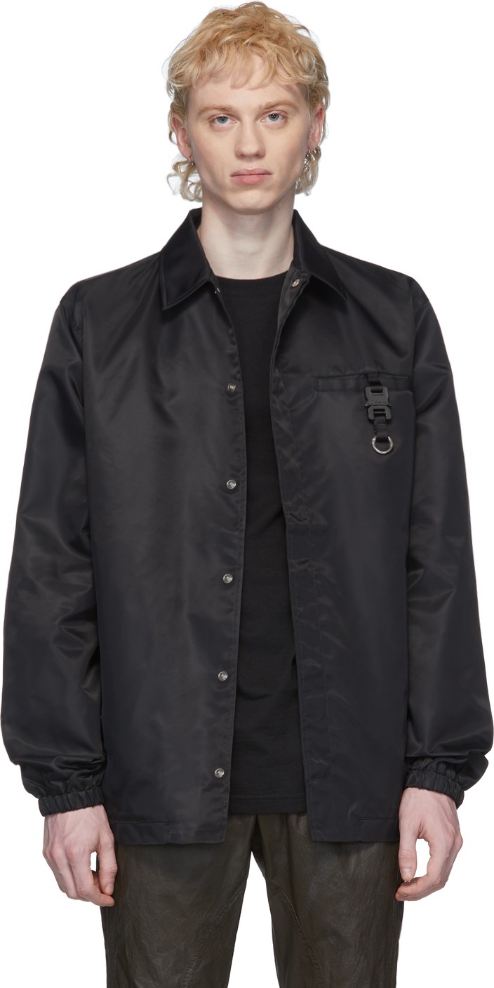 1017 ALYX 9SM Black Coach Jacket