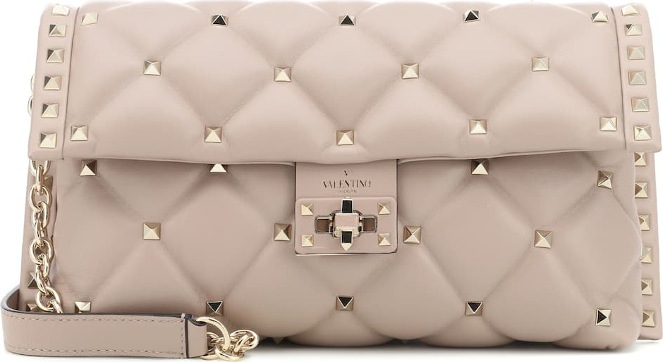 Valentino Valentino Garavani Candystud leather shoulder bag