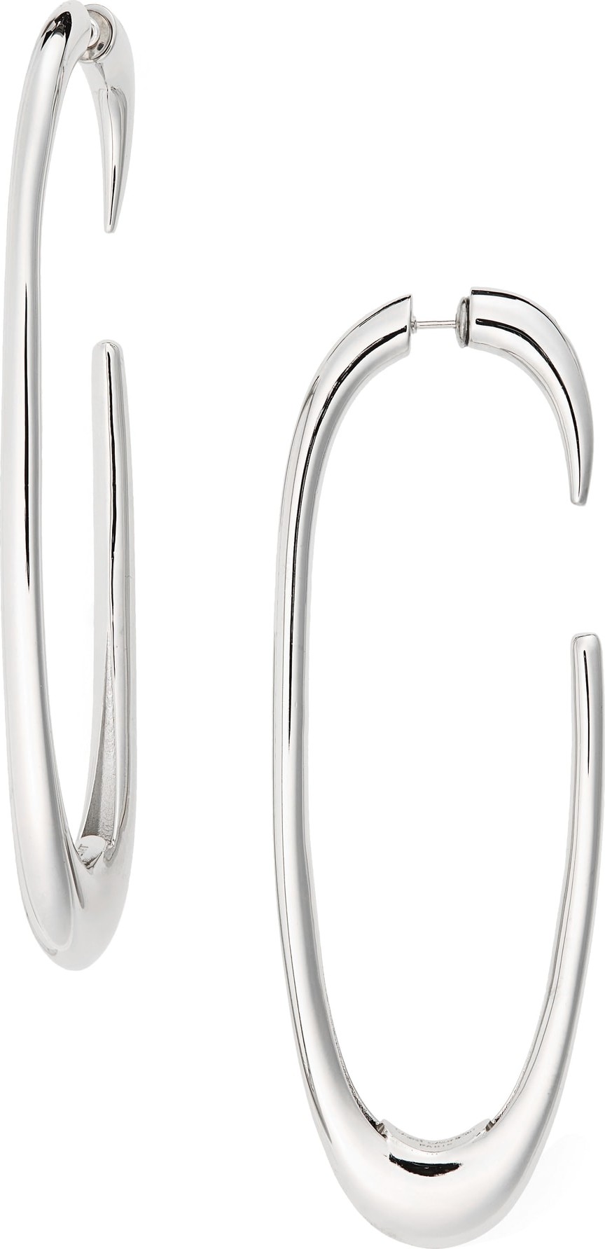 Saint Laurent YSL Open Hoop Earrings