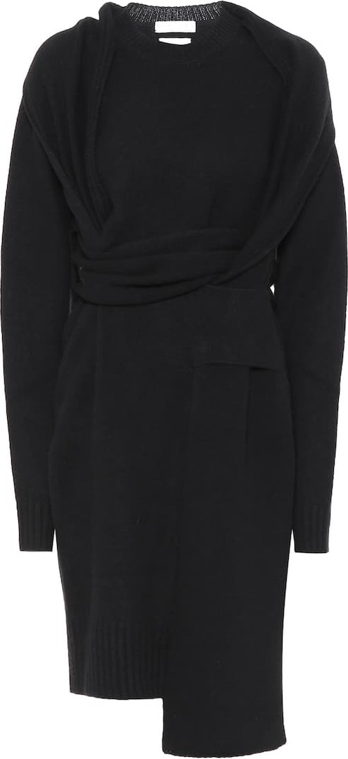 Bottega Veneta Asymmetric wool dress