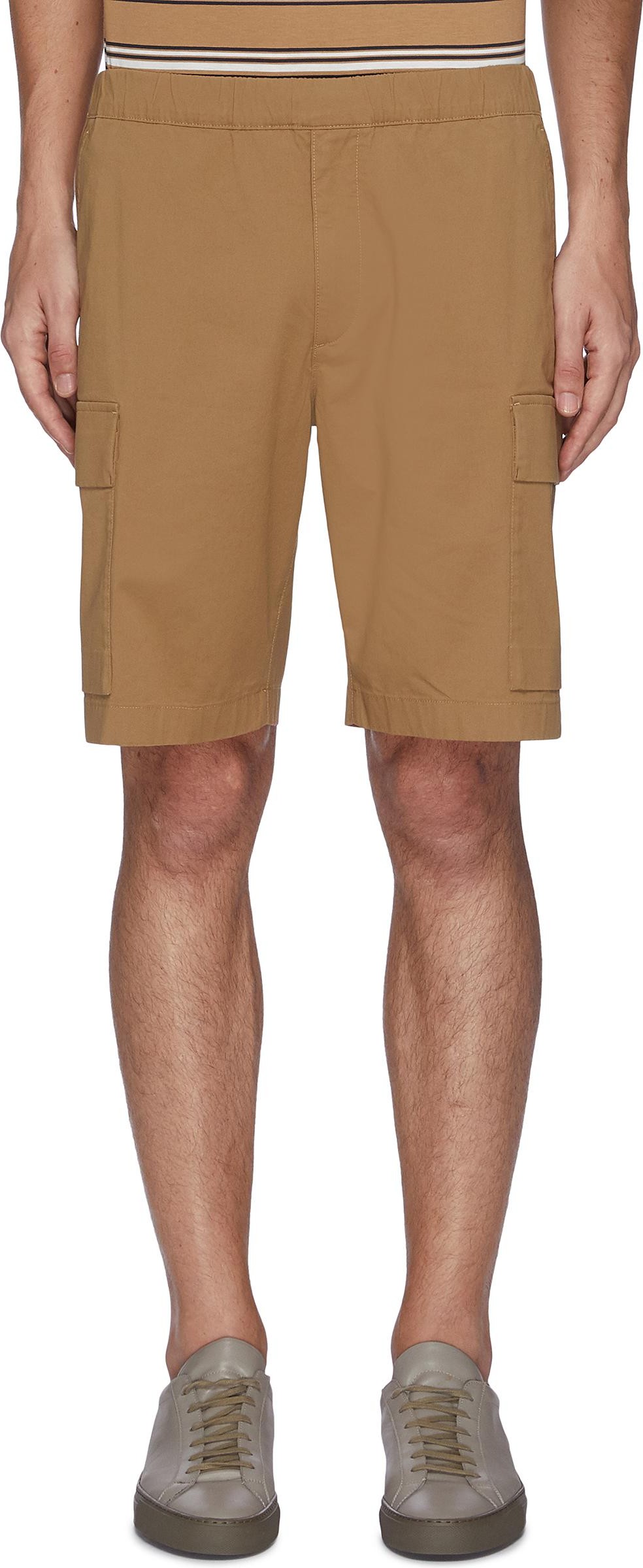 Theory 'Wilmar' drawstring waist cargo poplin shorts
