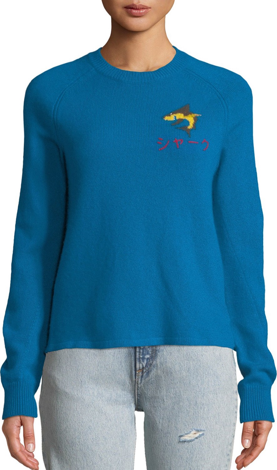 Rag & Bone Storm Wool Intarsia Pullover Sweater