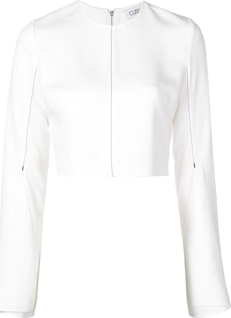 Cushnie flared sleeve top