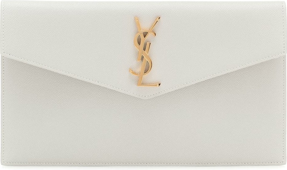 Saint Laurent Uptown leather clutch