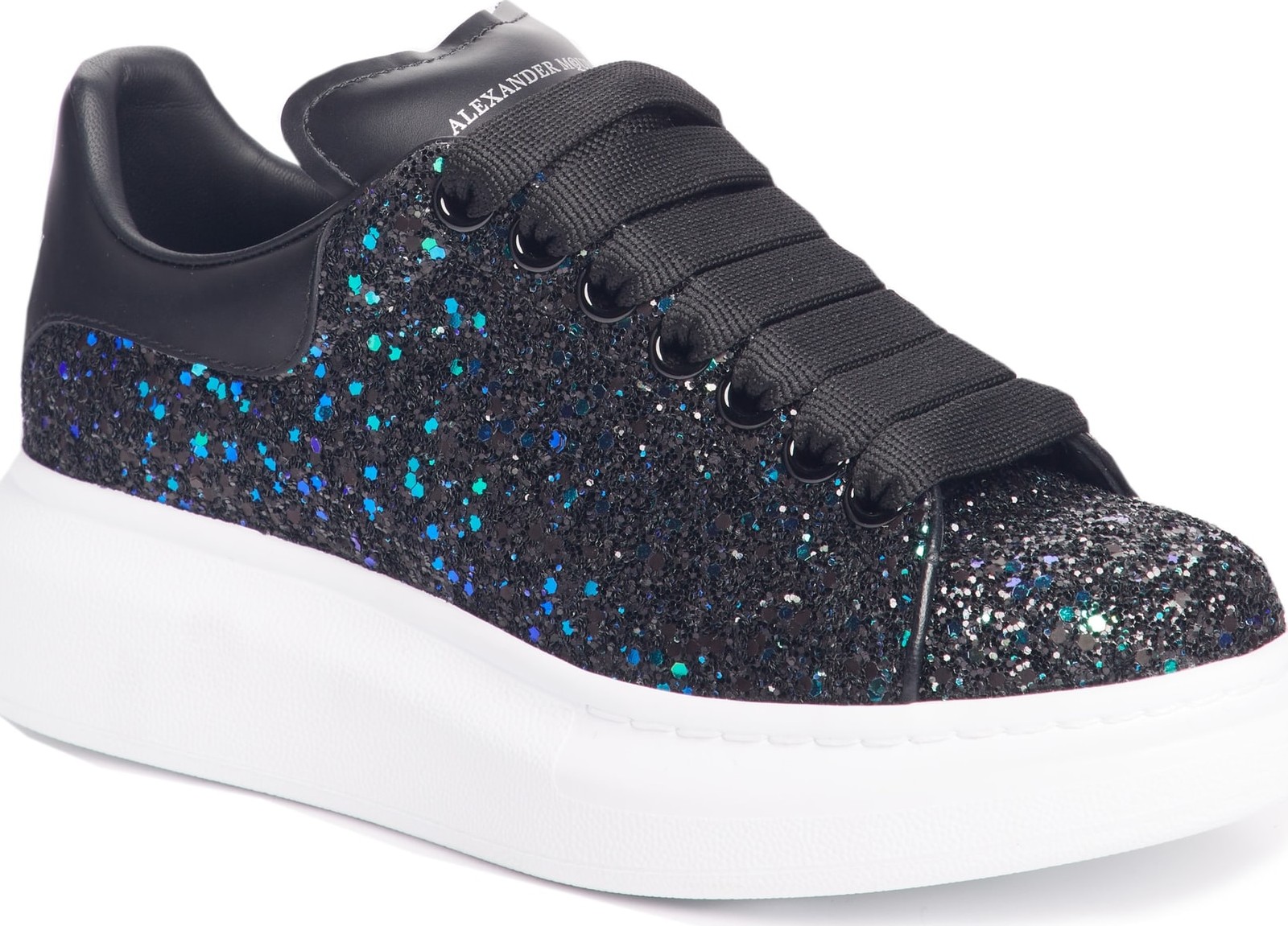 Alexander McQueen Glitter Platform Sneaker