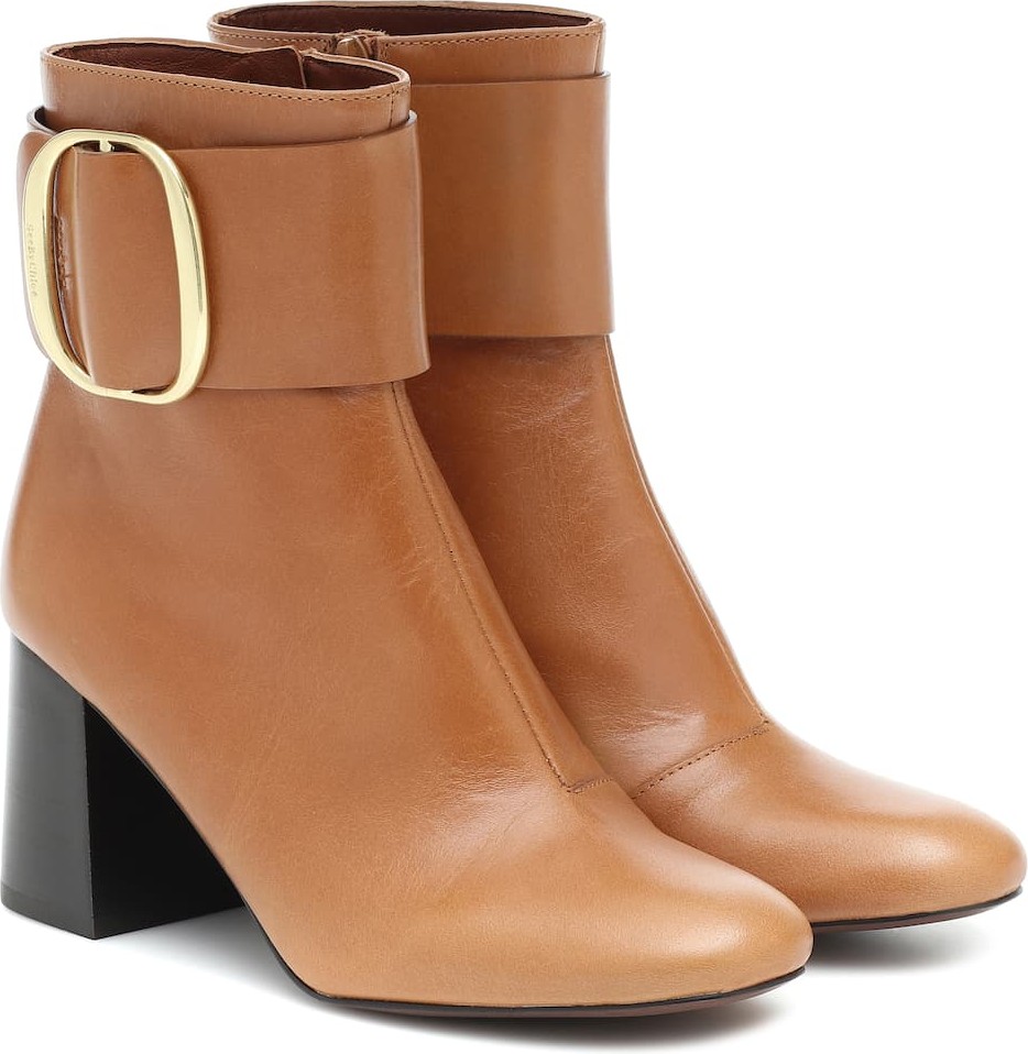 See By Chloé Leather ankle boots