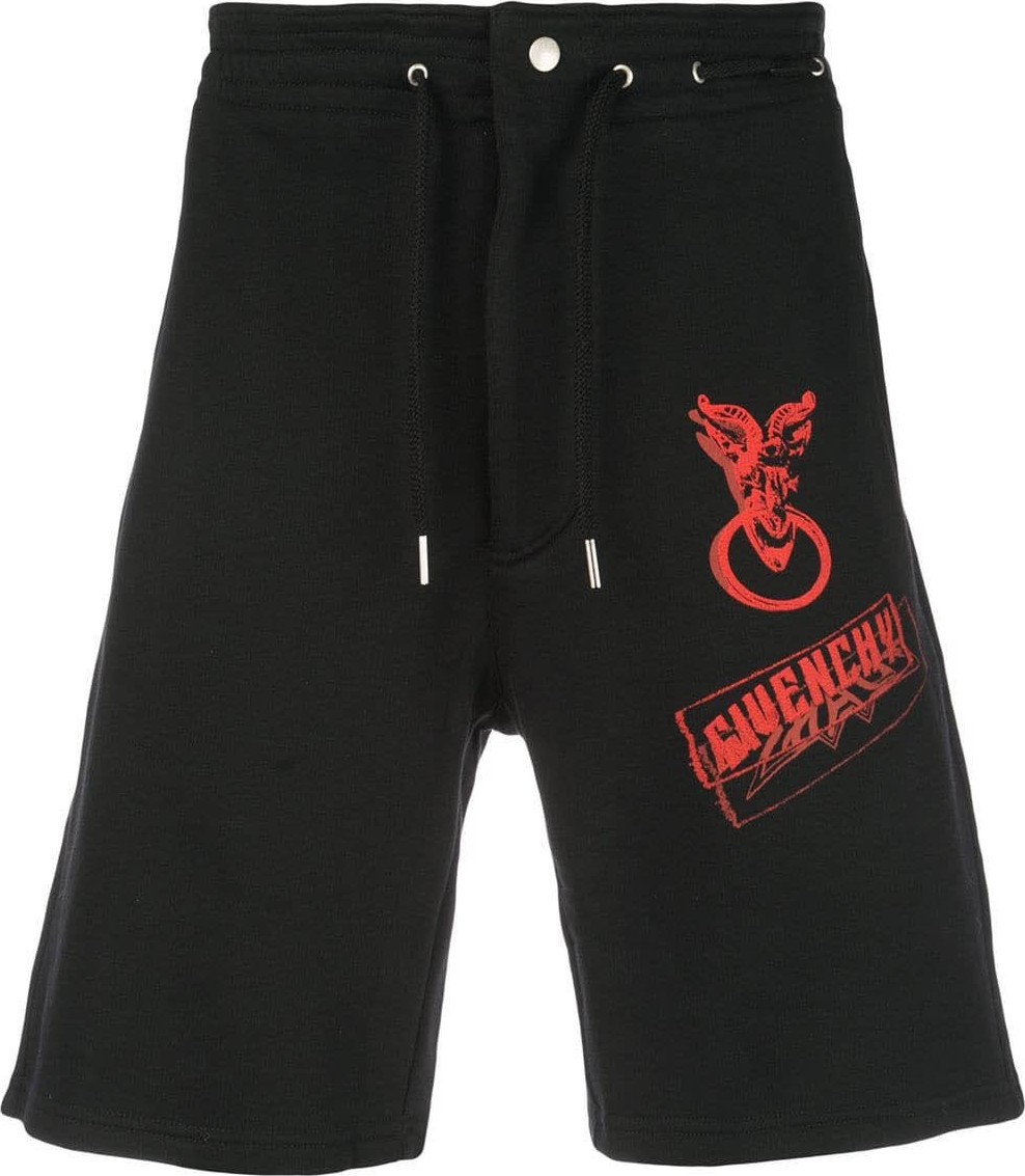 Givenchy Logo Track Shorts