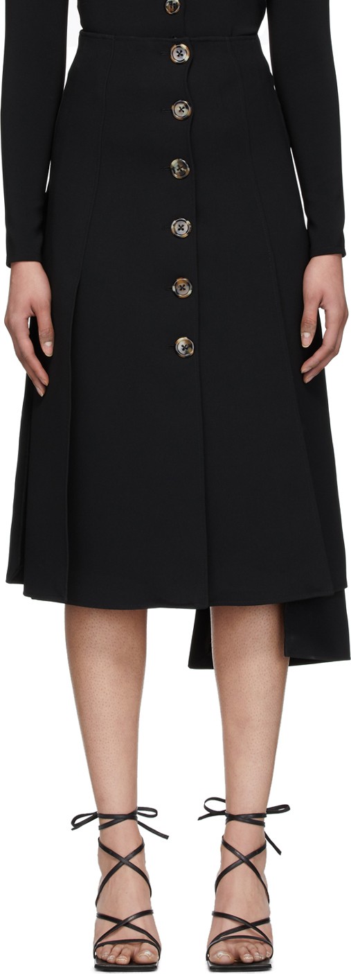 A.W.A.K.E Black Multi Panel Skirt