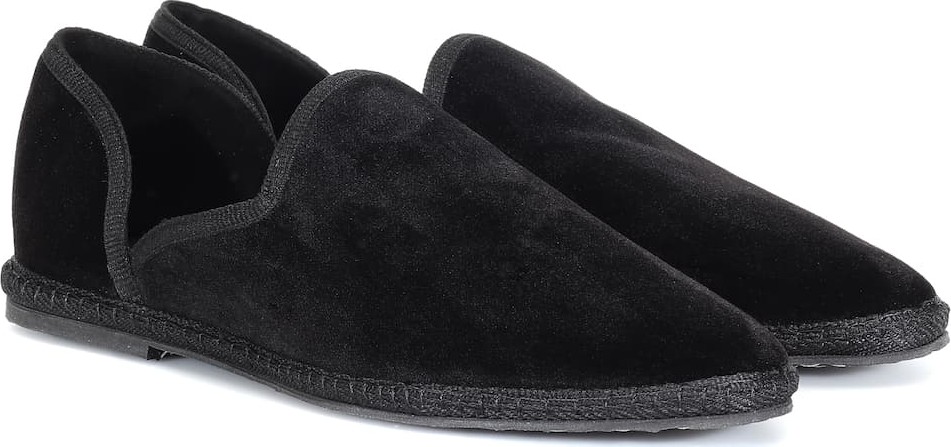 THE ROW Friulane velvet loafers