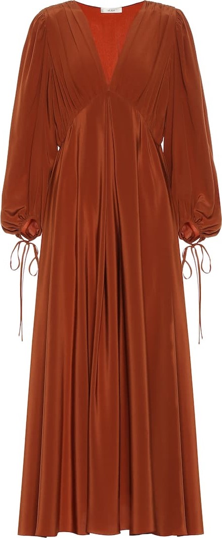 THE ROW Sante silk-crêpe maxi dress