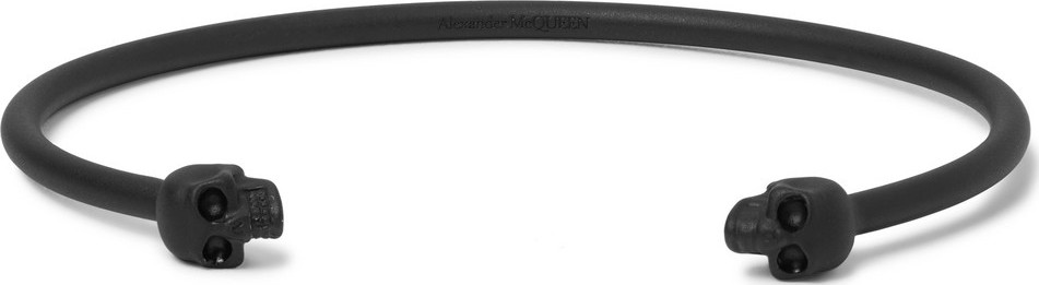 Alexander McQueen Skull Matte-Metal Cuff