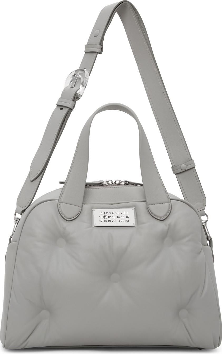 Maison Margiela Grey Glam Slam Top Handle Bag