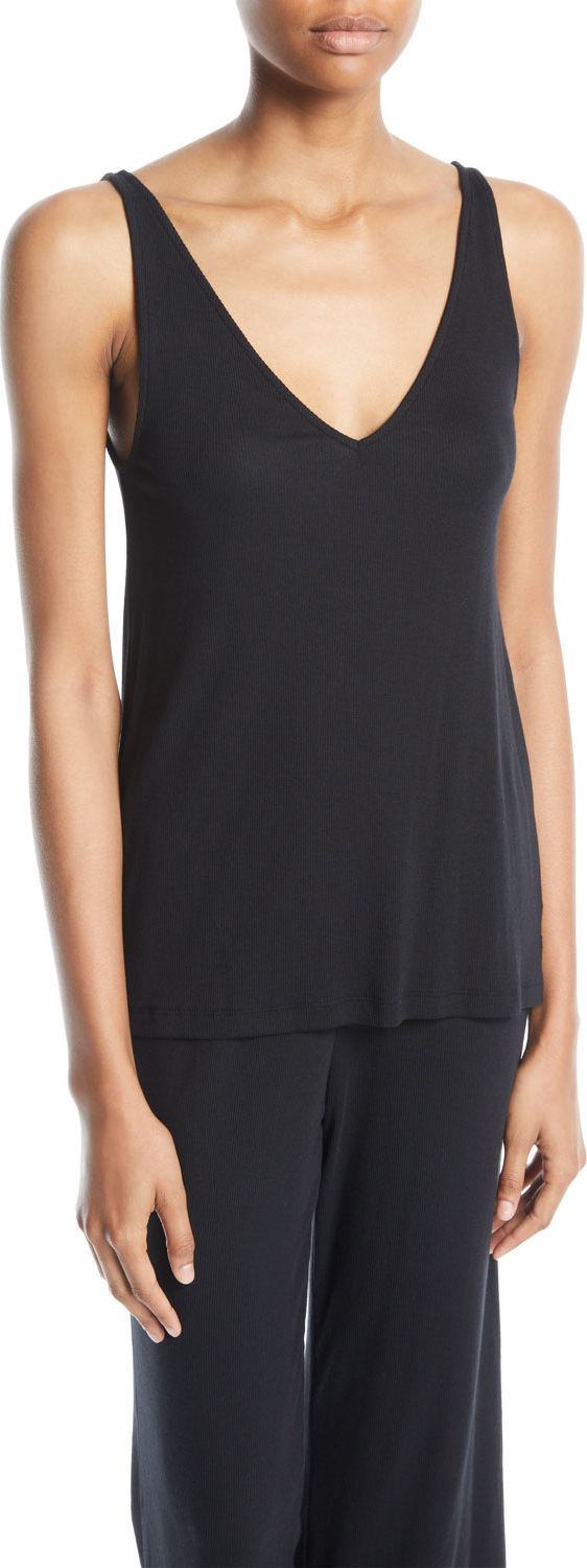 SKIN Nadira Cotton-Blend Lounge Tank Top
